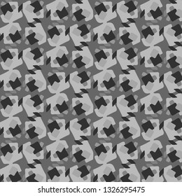 Simple black and white vector illustration. Abstract geometric background pattern