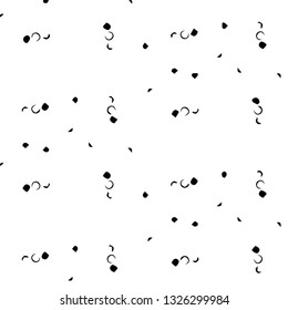 Simple black and white vector illustration. Abstract geometric background pattern