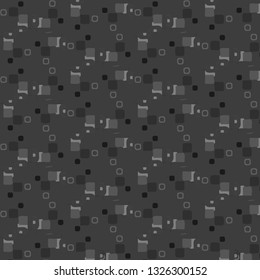 Simple black and white vector illustration. Abstract geometric background pattern