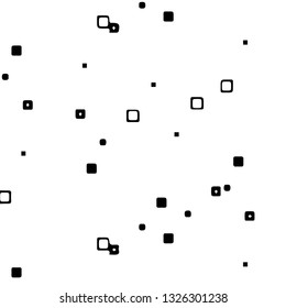 Simple black and white vector illustration. Abstract geometric background pattern