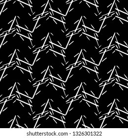 Simple black and white vector illustration. Abstract geometric background pattern