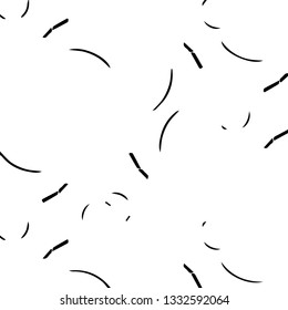 Simple black and white vector illustration. Abstract geometric background pattern
