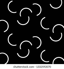 Simple black and white vector illustration. Abstract geometric background pattern