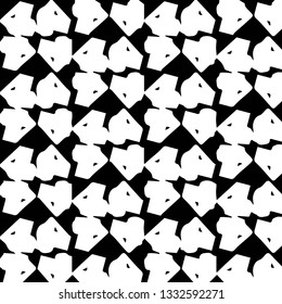Simple black and white vector illustration. Abstract geometric background pattern