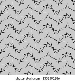 Simple black and white vector illustration. Abstract geometric background pattern