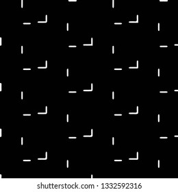 Simple black and white vector illustration. Abstract geometric background pattern