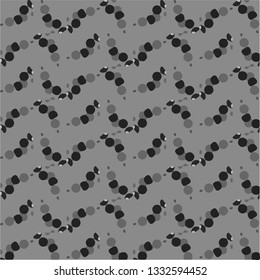 Simple black and white vector illustration. Abstract geometric background pattern