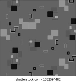 Simple black and white vector illustration. Abstract geometric background pattern