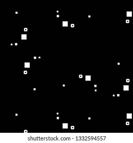 Simple black and white vector illustration. Abstract geometric background pattern