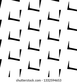 Simple black and white vector illustration. Abstract geometric background pattern