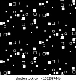 Simple black and white vector illustration. Abstract geometric background pattern