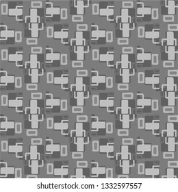 Simple black and white vector illustration. Abstract geometric background pattern