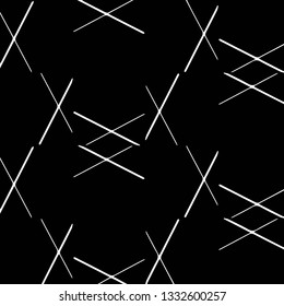 Simple black and white vector illustration. Abstract geometric background pattern