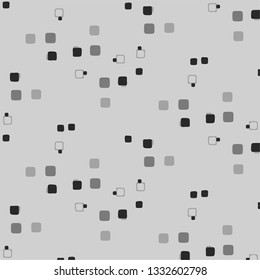Simple black and white vector illustration. Abstract geometric background pattern