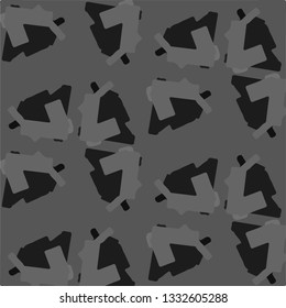 Simple black and white vector illustration. Abstract geometric background pattern