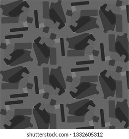 Simple black and white vector illustration. Abstract geometric background pattern