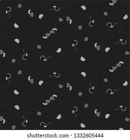 Simple black and white vector illustration. Abstract geometric background pattern