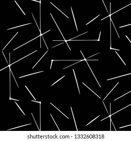 Simple black and white vector illustration. Abstract geometric background pattern