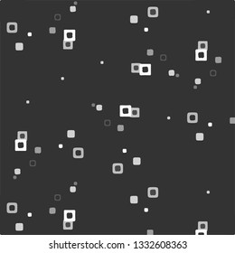 Simple black and white vector illustration. Abstract geometric background pattern