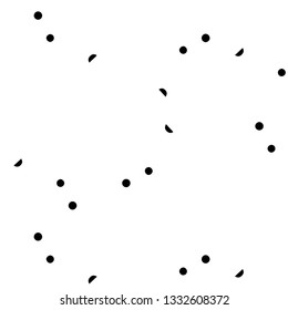 Simple black and white vector illustration. Abstract geometric background pattern