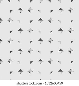 Simple black and white vector illustration. Abstract geometric background pattern