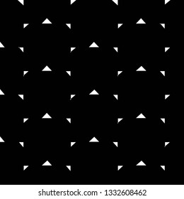 Simple black and white vector illustration. Abstract geometric background pattern
