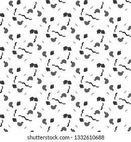 Simple black and white vector illustration. Abstract geometric background pattern