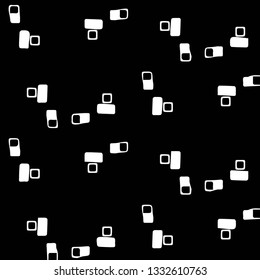 Simple black and white vector illustration. Abstract geometric background pattern