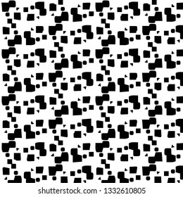 Simple black and white vector illustration. Abstract geometric background pattern