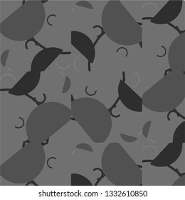 Simple black and white vector illustration. Abstract geometric background pattern
