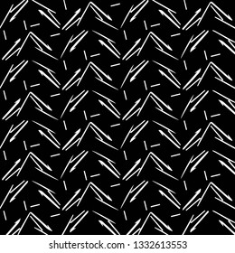 Simple black and white vector illustration. Abstract geometric background pattern