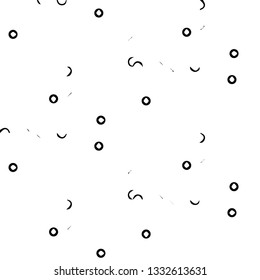Simple black and white vector illustration. Abstract geometric background pattern
