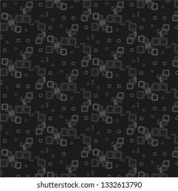 Simple black and white vector illustration. Abstract geometric background pattern