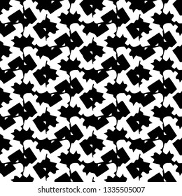 Simple black and white vector illustration. Abstract geometric background pattern