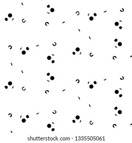 Simple black and white vector illustration. Abstract geometric background pattern