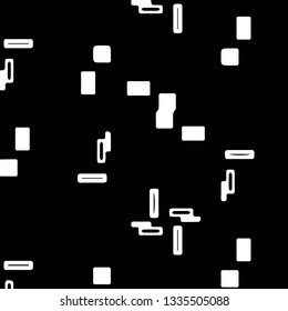 Simple black and white vector illustration. Abstract geometric background pattern