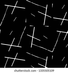 Simple black and white vector illustration. Abstract geometric background pattern