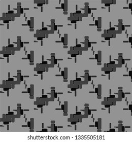 Simple black and white vector illustration. Abstract geometric background pattern