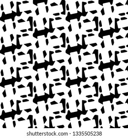 Simple black and white vector illustration. Abstract geometric background pattern