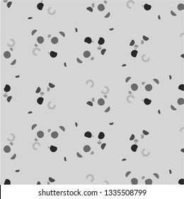 Simple black and white vector illustration. Abstract geometric background pattern