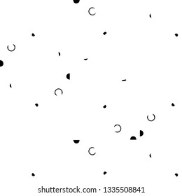Simple black and white vector illustration. Abstract geometric background pattern