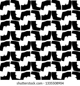 Simple black and white vector illustration. Abstract geometric background pattern