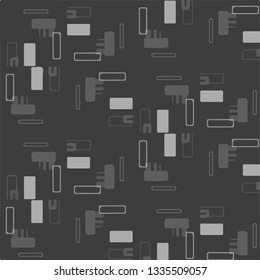Simple black and white vector illustration. Abstract geometric background pattern