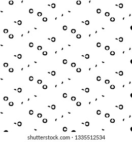 Simple black and white vector illustration. Abstract geometric background pattern