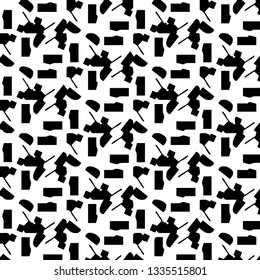 Simple black and white vector illustration. Abstract geometric background pattern