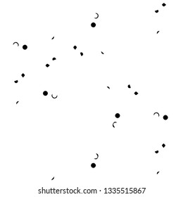Simple black and white vector illustration. Abstract geometric background pattern
