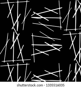 Simple black and white vector illustration. Abstract geometric background pattern