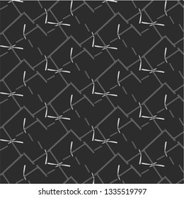 Simple black and white vector illustration. Abstract geometric background pattern