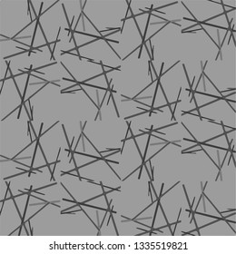 Simple black and white vector illustration. Abstract geometric background pattern