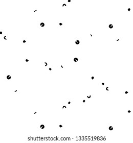 Simple black and white vector illustration. Abstract geometric background pattern